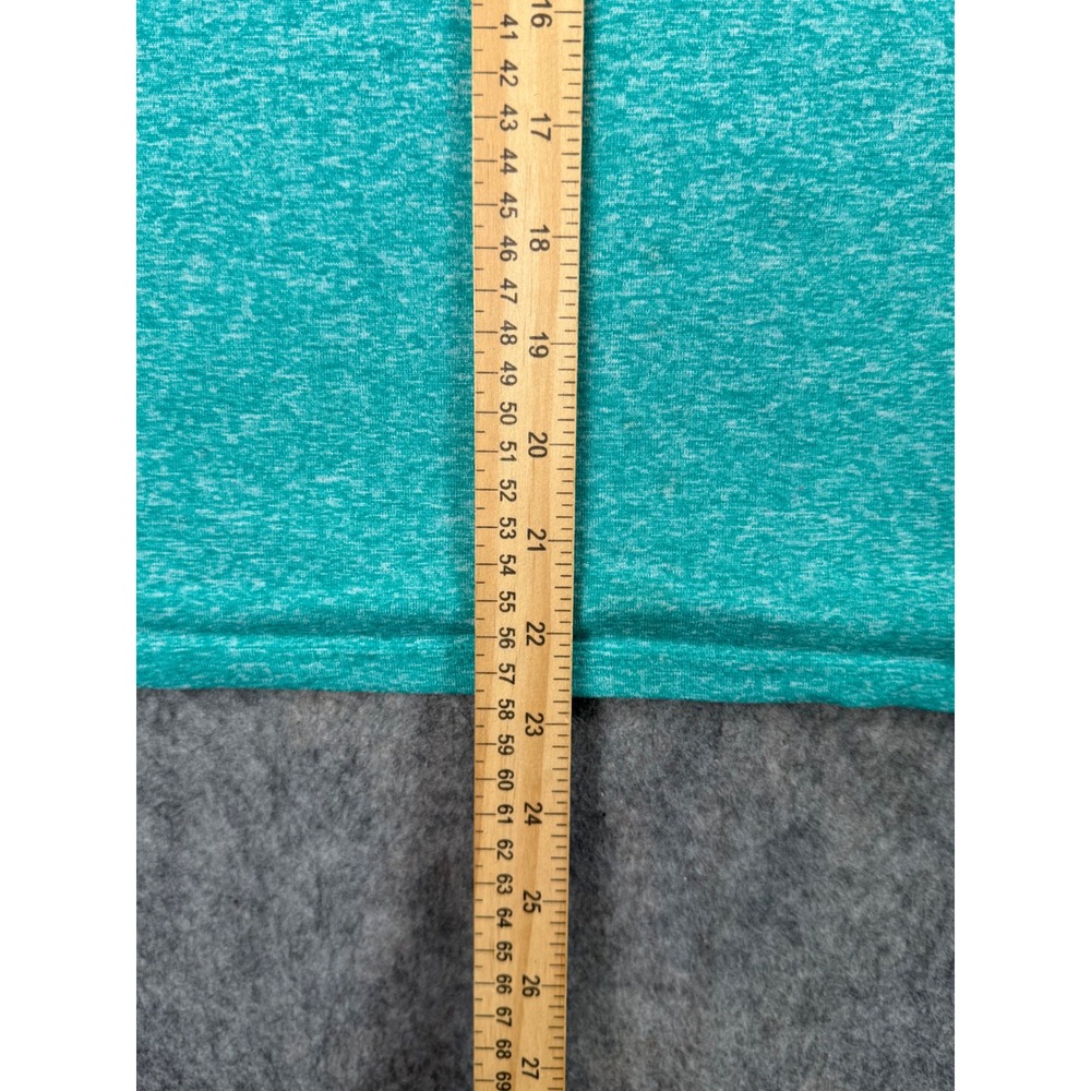 The North Face Womens VaporWick Racerback Tank Top Teal Heather V-Neck Medium - Picture 3 of 7